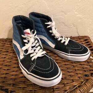 EUC Blue Vans SK8-HI Sneakers Women's 9 /Men's 7.5